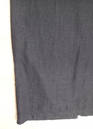 Льняная юбка длины макси6 фото
