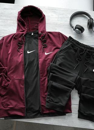 Зіппер + штани ▪︎ спортивний костюм з капюшоном nike