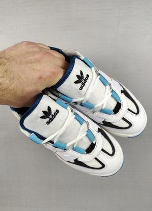 Кроссовки адедас adidas niteball white&amp;blue3 фото