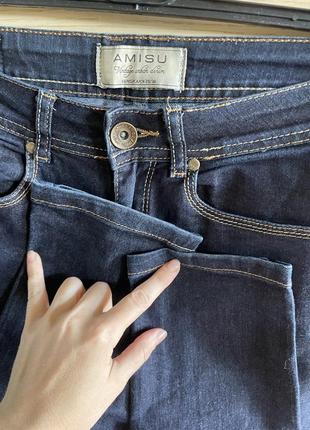 Синие джинсы amisu, размер 29/30 - m.4 фото