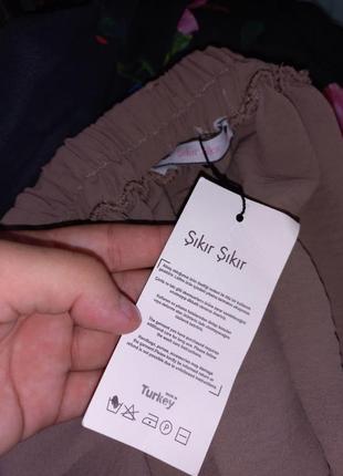 Новая бежевая юбка миди с накладными карманами 48 размер6 фото