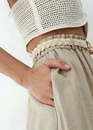 Mohito юбк миди юбка науральная3 фото