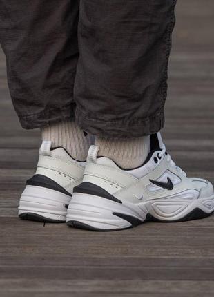 Женские кроссовки nike m2k tekno white black 37-38-39-40-412 фото