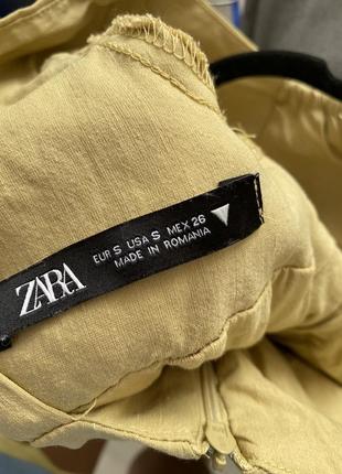 Асимметричное платье со сборкой zara с одним рукавом 8342/3037 фото