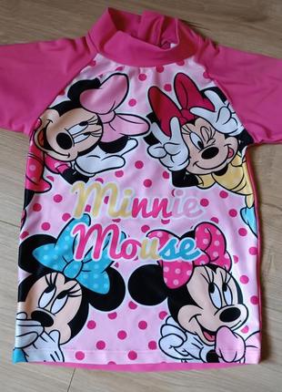 Футболка для купання/ купальник для дівчинки minnie mouse1 фото