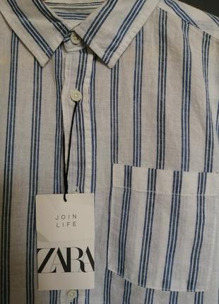 Сорочка zara, 11-12р., 152см3 фото