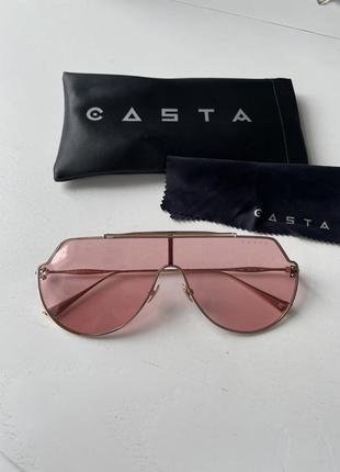 Солнцезащитные очки розовые casta f449 новые 90-00 винтаж y2k2 фото