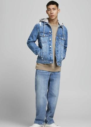 Джинсовка, джинсовка, джинсова куртка від jack&jones6 фото