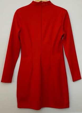 Яркое красное платье,5 фото