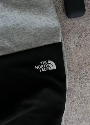 Мужские серые спортивные штаны the north face на манжете сірі чоловічі спортивні штани спортивки the north face5 фото