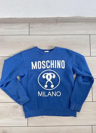Свитшот женский moschino утепленный