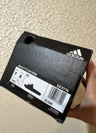 Тапки adidas мужские оригинал!👍🏻размер 40/7 есть коробка новые🩴2 фото