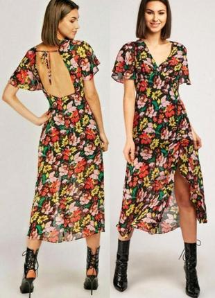 Нове плаття у квітковий принт topshop