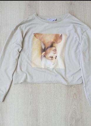 Кофта укорочена мерч ariana grande