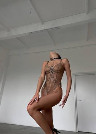 Портупея, цепочка на тело, портупея на тіло