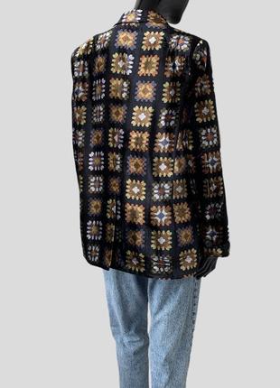Бархатный велюровый пиджак жакет блейзер gerard darel paris франция brunello cucinelli свободного прямого кроя8 фото