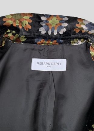 Оксамитовий велюровий піджак жакет блейзер gerard darel paris францунка brunello cucinelli вільного прямого крою5 фото