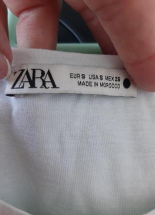 Стильна котонова футболка zara6 фото