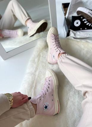 Кеди converse chuck 70 classic high top light pink6 фото