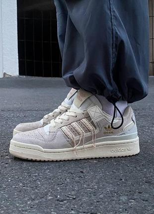 Кросівки adidas forum 84 low premium beige1 фото