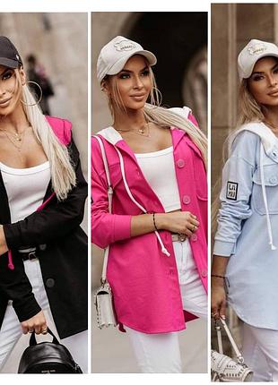 Женская теплая кофта на флисе, кардиган с капюшоном,60542g