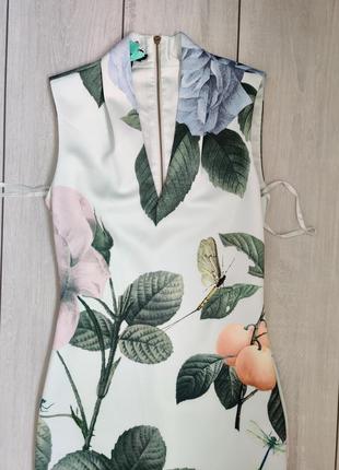 Якісне приталене плаття в квітах крутого бренду 2 р лондон3 фото