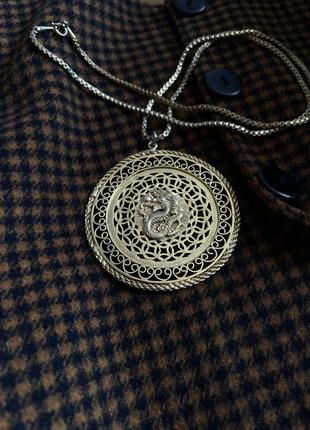 Вінтажне позолочене кольє