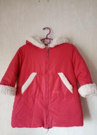 Зимове пальто для дівчинки, ріст 98 см, куртка