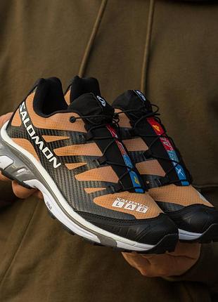 Мужские кроссовки salomon xt-4 advanced brown black 40-41-42-43-44-45