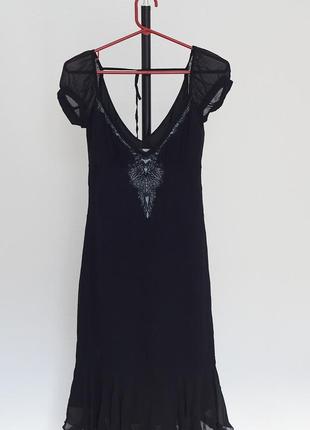 Шелковое платье от karen millen натуральный шелк1 фото