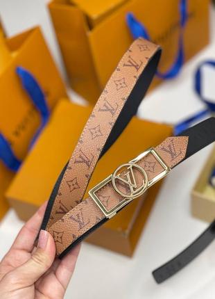 Ремінь louis vuitton  дві сторони