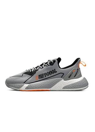 Чоловічі кросівки baas run 9000l l.grey orange2 фото