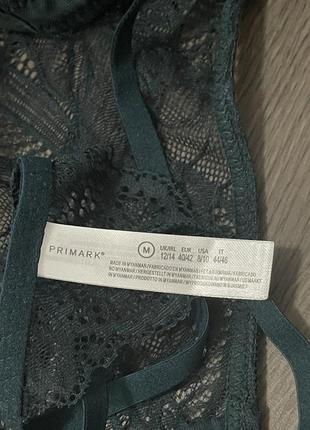 Сексуальный зеленый комплект белья primark 70 c + m8 фото