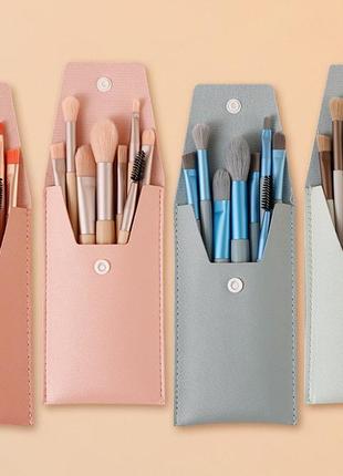 Набор кисти для макияжа 8 шт + чехол в подарок