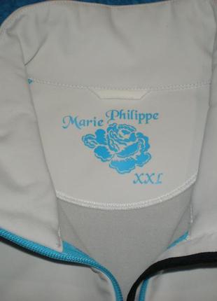 Куртка горнолыжная mari philippe xxl р. 56- 58 белого цвета5 фото