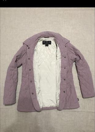 Брендовая куртка пыльно-розового цвета2 фото