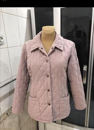 Брендовая куртка пыльно-розового цвета4 фото