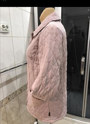 Брендовая куртка пыльно-розового цвета6 фото