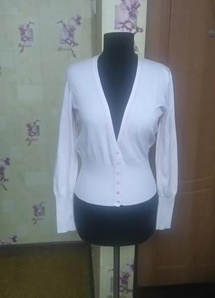Мягусенькая красива бавовняна кофта р. 38 (s/м)