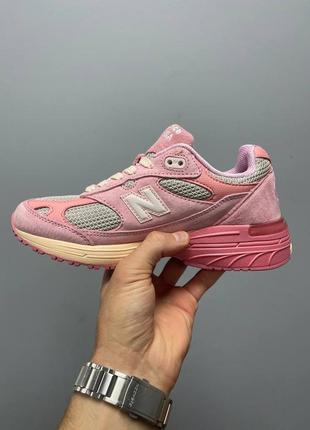 New balance 993 pink joe freshgoods performance art powder pink10 фото