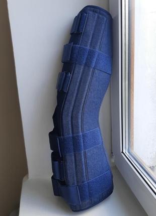 Бандаж ортез фиксатор для полной фиксации коленного сустава тутор