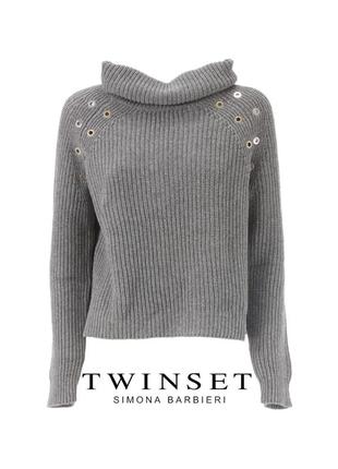 Twin-set twinset simona barbieri свитер шерстяной зимний теплый3 фото