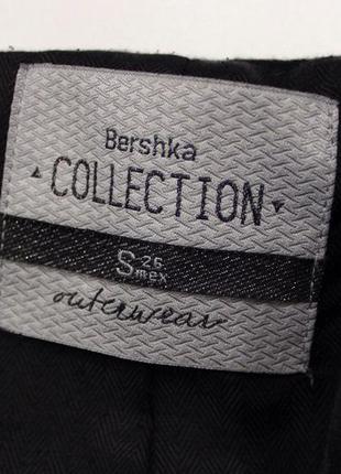 Черное пальто bershka5 фото