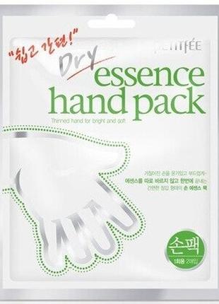 Маска-перчатки для рук с сухой эссенцией petitfee dry essence hand pack