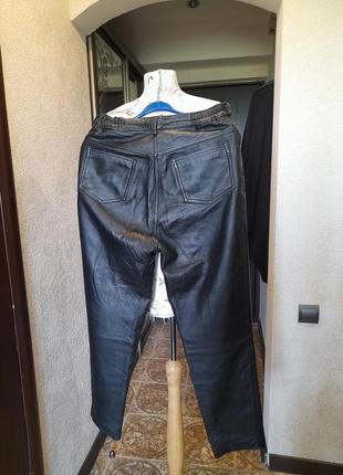 Кожаные брюки в готическом стиле панк гранж6 фото