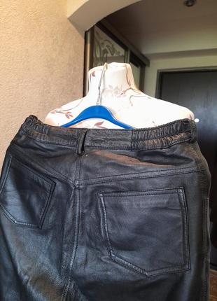 Кожаные брюки в готическом стиле панк гранж5 фото