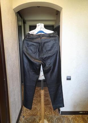 Кожаные брюки в готическом стиле панк гранж4 фото