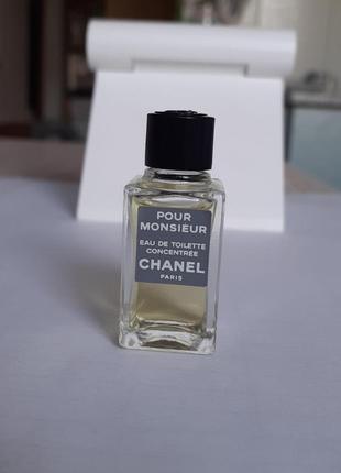 POUR MONSIEUR by CHANEL 0.13 oz / 4 ML Eau De Toilette Concentree Miniature  Pour