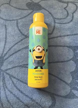 Дитячий гель для душу ейвон avon minions body wash 200ml.