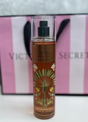 Парфюмированный спрей для тела и волос bath and body works golden mango lagoon оригинал.